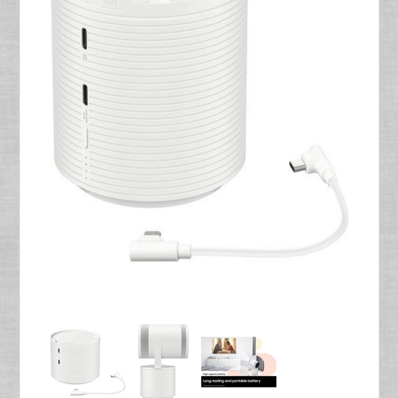 Samsung Le Freestyle Projector, battery base, hard shell carrying case. - Picture 6 of 10